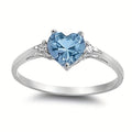 Fashion Heart Ring For Women, Simple Versatile Personality Internet Style Jewelry Finger Ring view 1