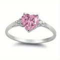 Fashion Heart Ring For Women, Simple Versatile Personality Internet Style Jewelry Finger Ring view 5