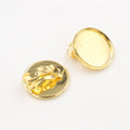 20mm Inner Tray Iron Clip On Earring Findings For Non Pierced DIY Jewelry Accessories Earrings view 3