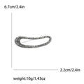 Alloy Rhinestone Oval Brooch Pin For Women's Apparel Decoration view 4
