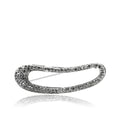 Alloy Rhinestone Oval Brooch Pin For Women's Apparel Decoration view 5