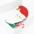 Acrylic Santa Claus Brooch Pin For Christmas Suit Decoration view 2