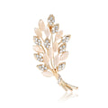 Alloy Rhinestone Cat Eye Wheat Brooch For Women's Apparel view 5