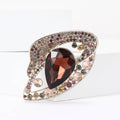 Alloy Rhinestone UFO Brooch For Creative Suit And Coat Accessories view 2