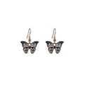 Elegant Enamel Butterfly Drop Dangle Alloy Hooks Korean Creative Fashion Women Earrings view 5