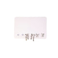 Elegant Alloy Zircon Heart Waterdrop Tassel Square Butterfly Stud Set For Women Earrings view 5