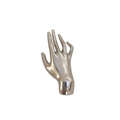 Glossy Alloy Hand Brooch For Women Minimalist Chic Fashion Clothing Accessory view 5