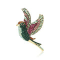 Alloy Rhinestone Bird Brooch For Women's Suits And Cardigans view 5