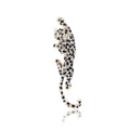 Alloy Rhinestone Enamel Leopard Brooch Pin For Suits And Coats view 5
