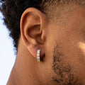 2024 Vintage Geometric Ear Cuff Earrings, European American Minimal Round Hip Hop Ear Jewelry view 3
