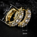 2024 Vintage Geometric Ear Cuff Earrings, European American Minimal Round Hip Hop Ear Jewelry view 4