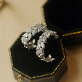 Korean Style Refined Water Drop C-Shaped Leaf Earrings For Women Fashion Plant Theme Ear Jewelry view 5