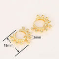 French Minimalist Bell Drop Hoop Earrings, European American Sweet Fashion Ear Jewelry For Women view 4