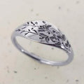 Simple Creative Floral Metal Ring For Women, Fashion Cross Border Trend Jewelry Accessory view 2