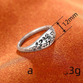Simple Creative Floral Metal Ring For Women, Fashion Cross Border Trend Jewelry Accessory view 4