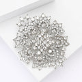 Alloy Rhinestone Brooch Luxury Palace Style Lapel Pin For Dresses view 3