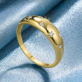 European American Trendy Five Point Star Ring For Women Minimalist Fashion Finger Jewelry view 1