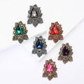 Alloy Crystal Glass Vintage Brooch Pin For Cardigans And Shawls view 1