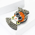Acrylic Sunglasses Girl Brooch For Women Suit And Cardigan Decoration view 2