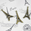 35x18mm Vintage Alloy Tower Charm Pendant
