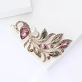 Alloy Rhinestone Phoenix Brooch Pin For Women's Suit And Coat view 3