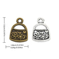Zinc Alloy Handbag Charm Pendant No.803669 for DIY Necklace Bracelet Jewelry Making view 1