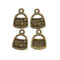 Zinc Alloy Handbag Charm Pendant No.803669 for DIY Necklace Bracelet Jewelry Making view 3