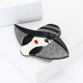Acrylic Big Hat Girl Brooch Pin For Suit And Shirt Decoration view 2