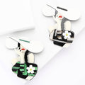 Acrylic White Flower Lady Brooch Pin For Women's Clothing Decoration view 1