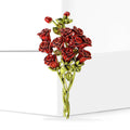 Alloy Enamel Rose Bouquet Brooch Pin For Elegant Women Apparel view 2