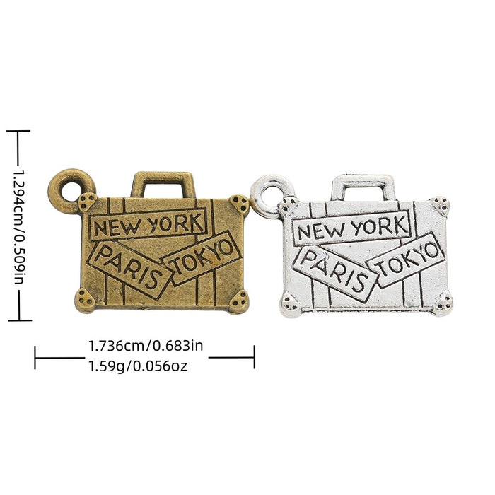 Zinc Alloy Handbag Charm Pendant No.159264 for DIY Necklace Bracelet Jewelry Making