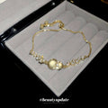 New Chinese Style Copper Zircon Gourd Adjustable Bangle Light Luxury Geometric Bracelet view 2