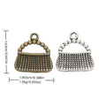 Zinc Alloy Handbag Charm Pendant No.586954 for DIY Necklace Bracelet Jewelry Making view 1