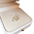 Korean Style Copper Multi Layer Butterfly Clip-on Earrings Geometric Line Ear Cuffs For Women view 5