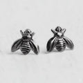 Realistic Cute Bee Stud Earrings For Women, Minimalist Fashion Jewelry Accessory Gift view 5