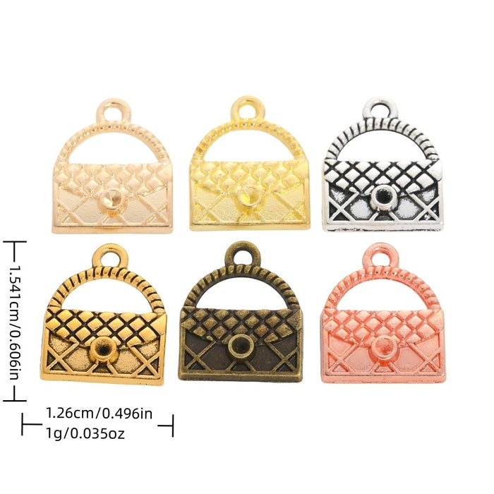 Zinc Alloy Handbag Charm Pendant No.528215 for DIY Necklace Bracelet Jewelry Making