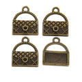 Zinc Alloy Handbag Charm Pendant No.528215 for DIY Necklace Bracelet Jewelry Making view 3