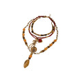 Vintage Bohemian Alloy Layered Geometric Butterfly Collarbone Necklace Ethnic Style Jewelry view 5