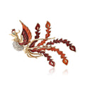 Alloy Enamel Phoenix Brooch For Women's Suits Shawls And Apparel view 5