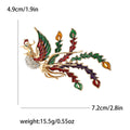 Alloy Enamel Phoenix Brooch For Women's Suits Shawls And Apparel view 6