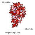 Alloy Rhinestone Medium Glass Brooch Pin For Women's Suits And Dresses view 4