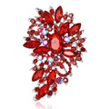 Alloy Rhinestone Medium Glass Brooch Pin For Women's Suits And Dresses view 5
