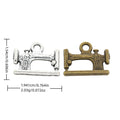 Zinc Alloy Sewing Machine Charm Pendant for DIY Necklace Bracelet Jewelry Making view 1