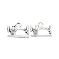 Zinc Alloy Sewing Machine Charm Pendant for DIY Necklace Bracelet Jewelry Making view 3