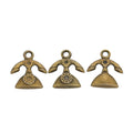 Zinc Alloy Rotary Telephone Charm Pendant for DIY Necklace Bracelet Jewelry Making view 2