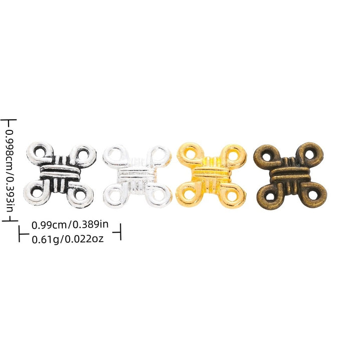 Zinc Alloy Chinese Knot Charm Pendant No.758884 for DIY Necklace Bracelet Jewelry Making