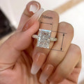 Simple Women's Ring With Oversized Zircon Stone, Fashion Finger Jewelry Gift For Girlfriend view 4