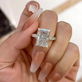 Simple Women's Ring With Oversized Zircon Stone, Fashion Finger Jewelry Gift For Girlfriend view 2