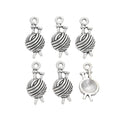 Zinc Alloy Yarn Ball Charm Pendant No.380331 for DIY Necklace Bracelet Jewelry Making view 3
