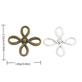 Zinc Alloy Chinese Knot Charm Pendant for DIY Necklace Bracelet Jewelry Making view 1